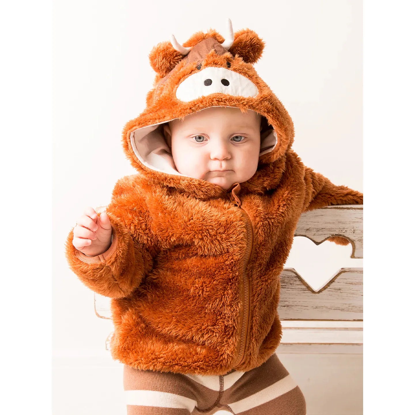 Blade & Rose Neutral Hamish Highland Cow Hoodie