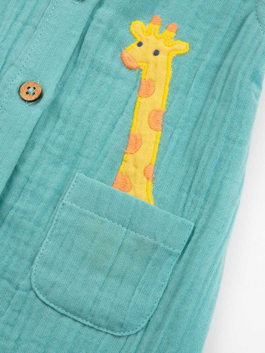 Kite Giraffe Dungarees