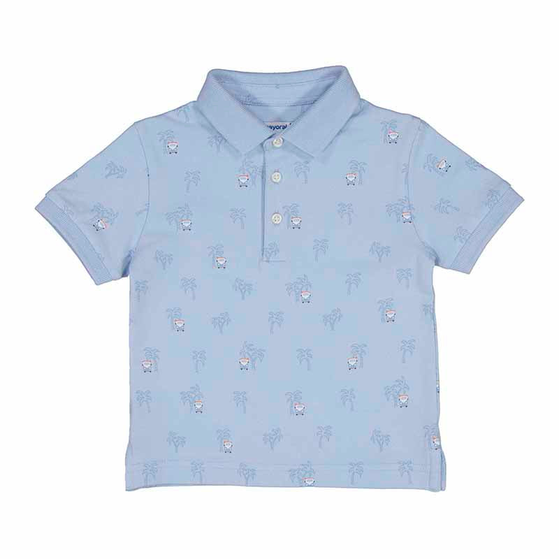 Mayoral Sky Blue Polo Shirt