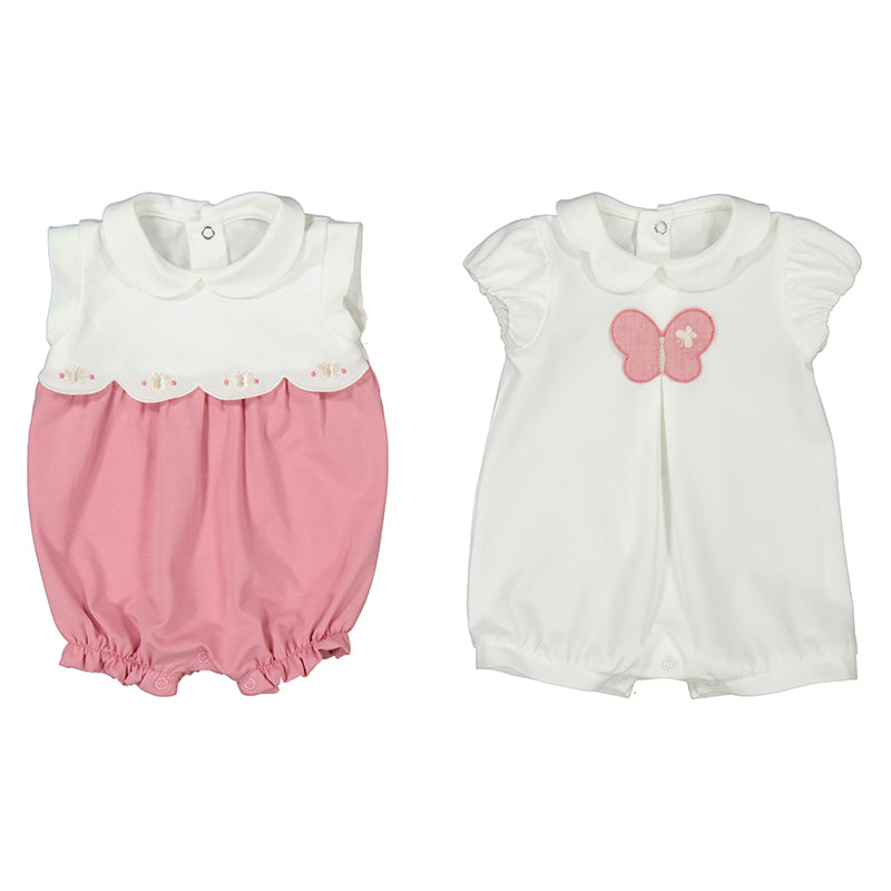 Mayoral Pink Romper Set