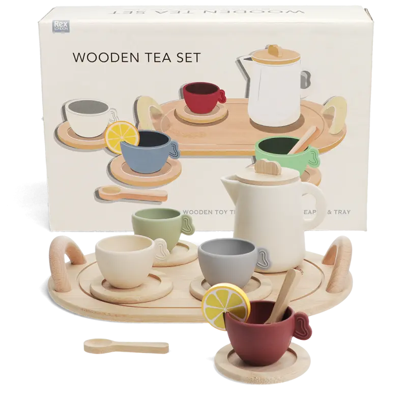 Rex Wooden Tea Set