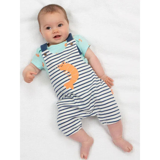 Kite Little Shrimp Dungarees and Vest