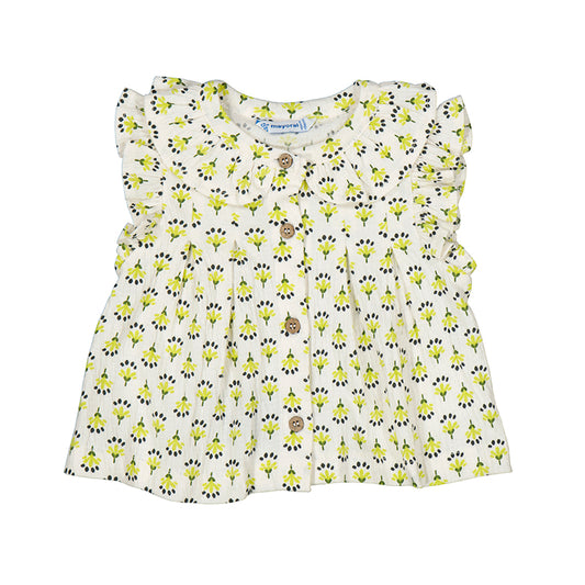 Mayoral Pistachio Top and Short Set
