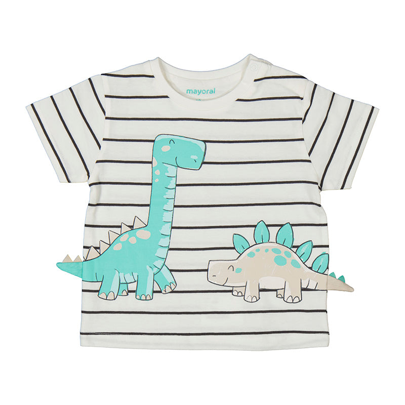 Mayoral Dino Stripe T-Shirt