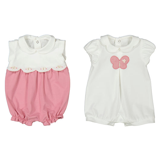 Mayoral Pink Romper Set