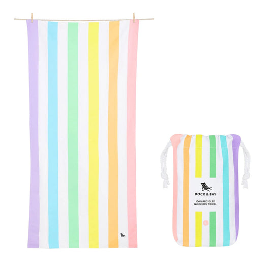 Dock and Bay Beach Towel - Unicorn Waves