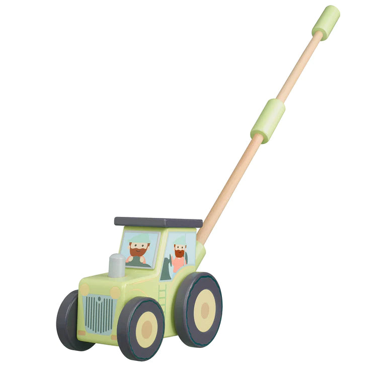 Orange Tree Push Along Tractor