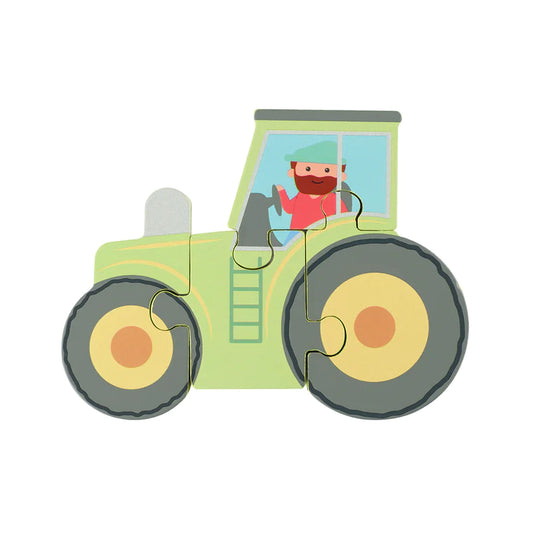 Orange Tree Mini Tractor Puzzle