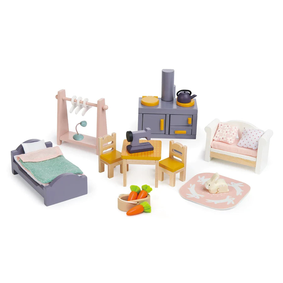 Tender Leaf Dolls Cottontail Cottage And Furniture - Collection Only