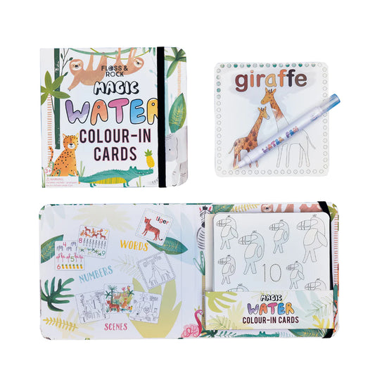 Floss And Rock Magic Colour Changing Jungle Water Cards
