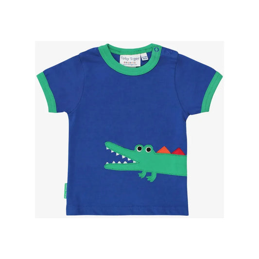 Toby Tiger Applique Crocodile T-Shirt