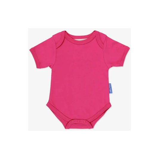 Toby Tiger Pink Basic Short-Sleeved Baby Body