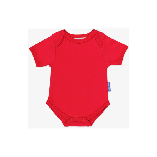Toby Tiger Red Basic Short-Sleeved Baby Body