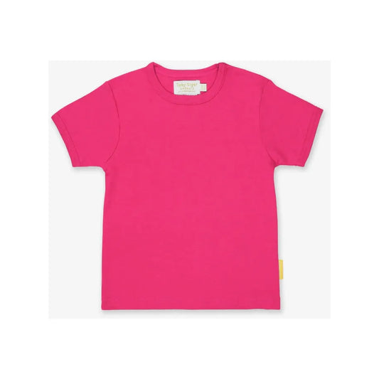 Toby Tiger Pink Basic Short-Sleeved T-Shirt